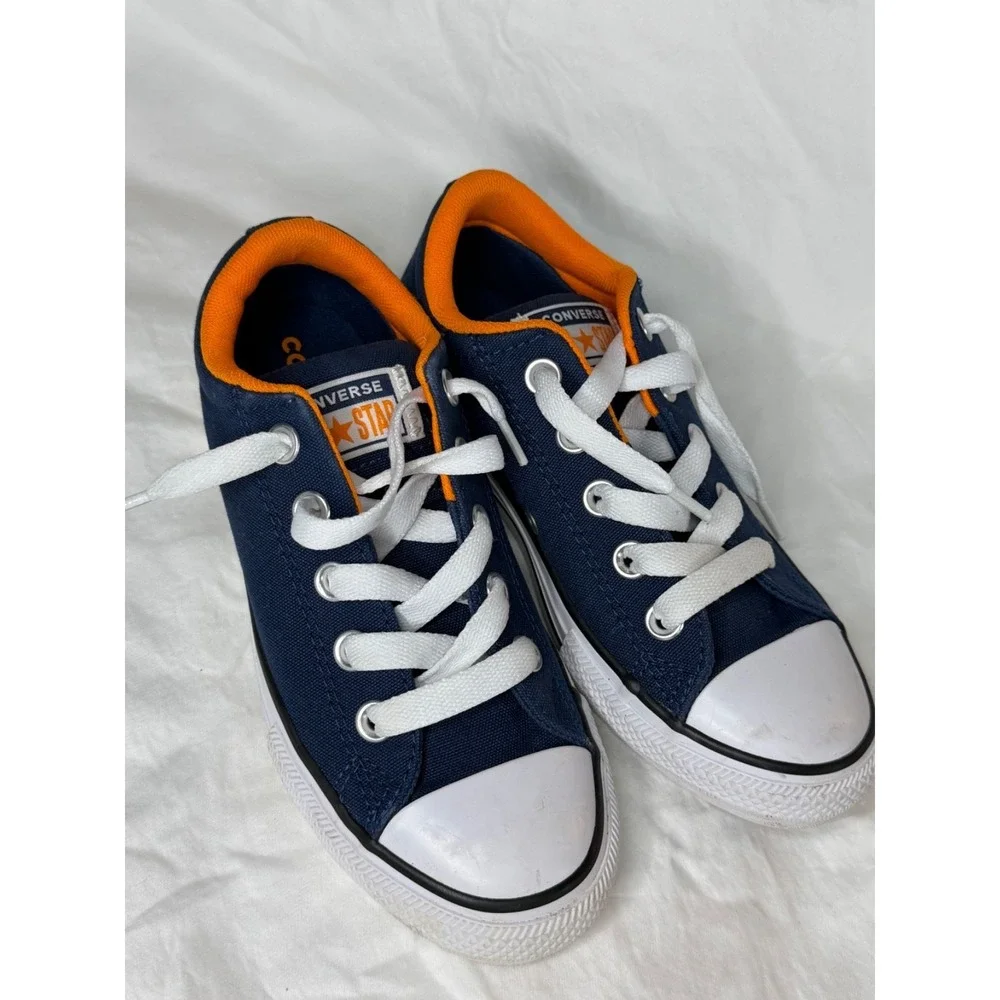Kids‎ Converse Chuck T navy & orange sz 1